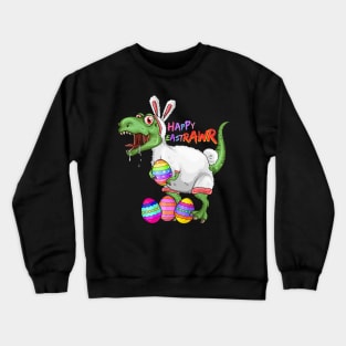 Happy Eastrawr T-Shirt Dinosaur T-Rex Easter Bunny Crewneck Sweatshirt